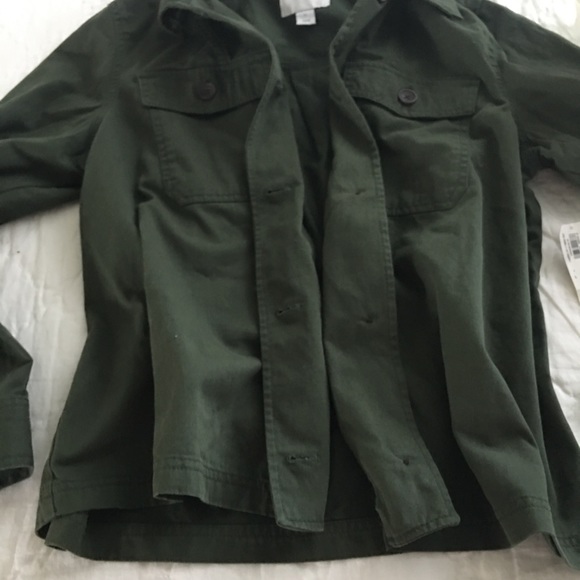 NWT: Olive Green Utility Jacket - Picture 5 of 8